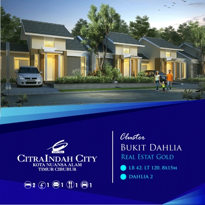 DP 0% Siap Huni Dahlia 2A Garden, 42/120+94, hoek DB.19/19