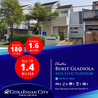 Rumah Contoh Gladiola 98/240