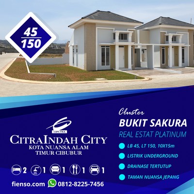 Sakura 4, 45/150, 10x15m, citra indah city